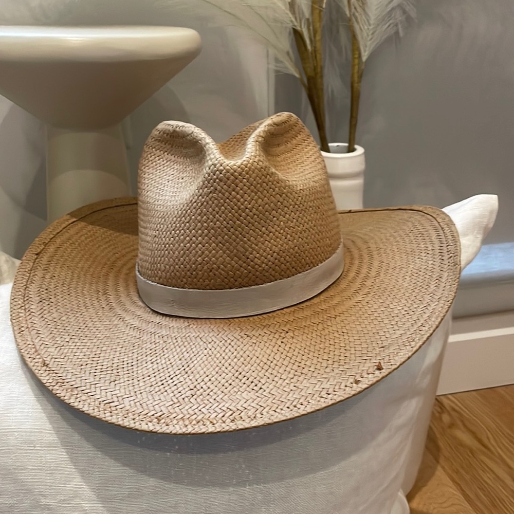 Janessa Leone Adriana straw hat